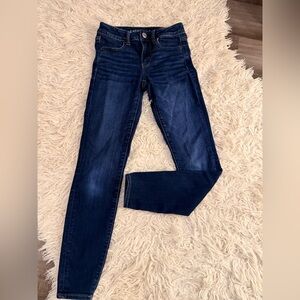 American Eagle Outfitters Dark Blue Skinny Jeans